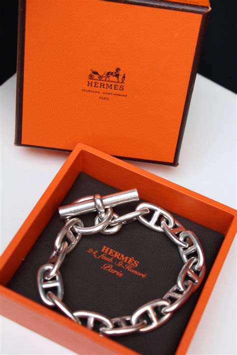 hermes chain anchor bracelet.